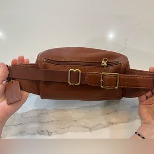 VINTAGE coach belt bay cross body bag